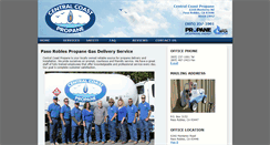 Desktop Screenshot of centralcoastpropane.com